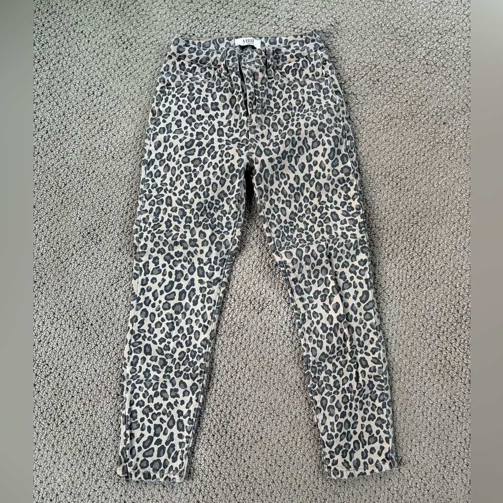 Brown Leopard Print Women’s Jeans